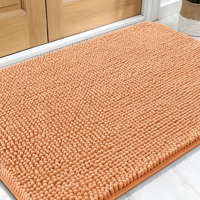 OLANLY Dog Door Mat for Muddy Paws 30x20, Super Absorbent Chenille Mud Mat | by OLANLY