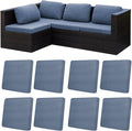 8Pcs Patio Cushion Covers, Outdoor Stretch Cushion Covers, Washable | Stretch by Unknown