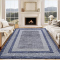 GarveeHome 10x13 Large Washable Geometric Area Rug Non Slip Non Shedding Floor by GarveeHome