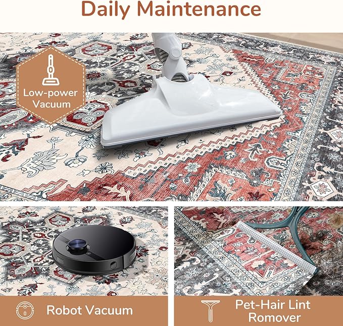 OPPODREAM Soft 10x14 Area Rugs, Washable Rugs 10x14 - Image 5