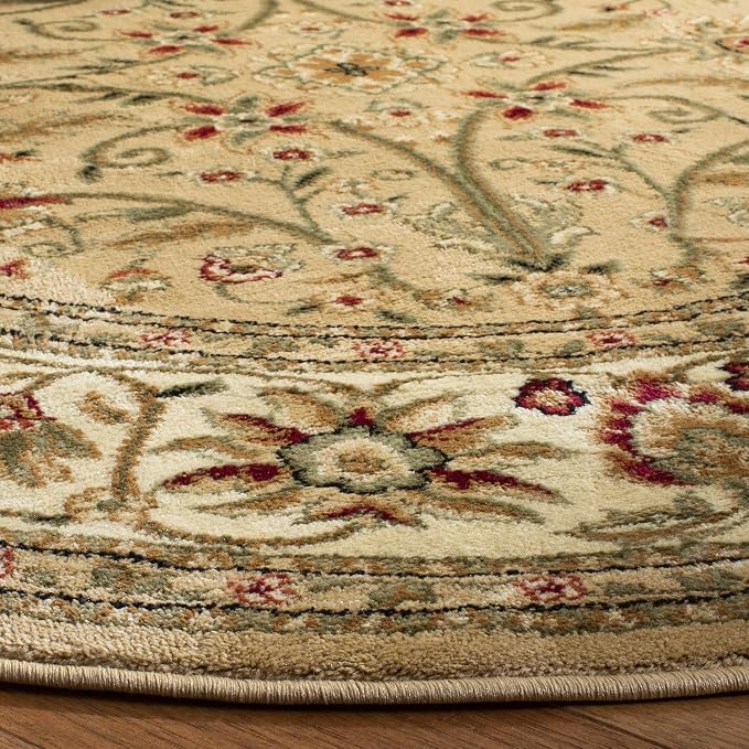 SAFAVIEH Lyndhurst Collection 10' Round Beige/Ivory LNH212D Traditional - Image 4