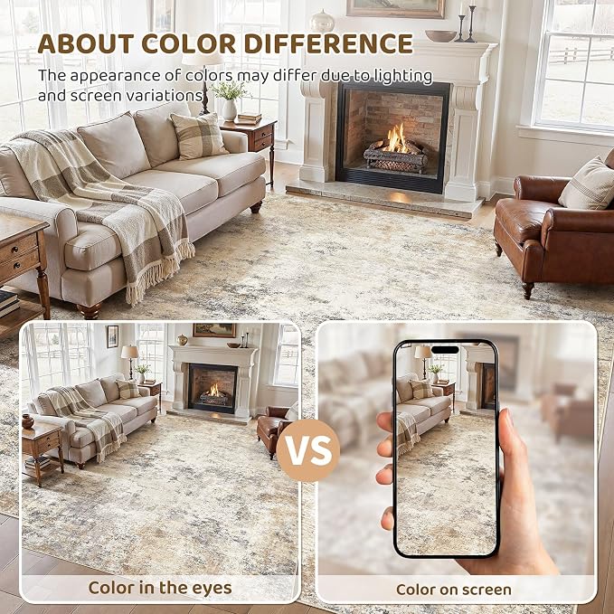 9x12 Area Rug Living Room Rugs - Image 4