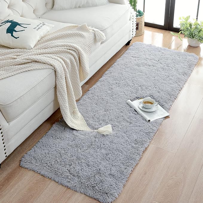 Chicrug Soft Area Rugs for Bedroom Living Room Plush Fluffy Rug 2x4 | Shag - Image 7