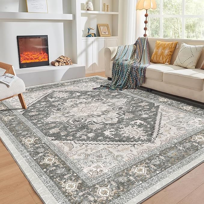 OPPODREAM Soft 10x14 Area Rugs, Washable Rugs 10x14 by OPPODREAM
