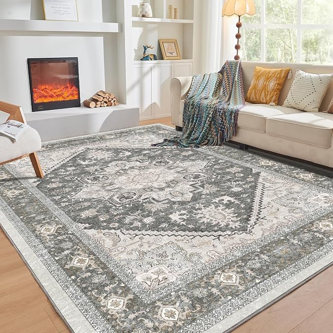 OPPODREAM Soft 8x10 Area Rugs, Washable Rugs 8x10 by OPPODREAM
