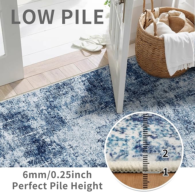 2x5 Washable Runner Rug for Hallway: Non Slip Entryway Runners Rugs - Image 4