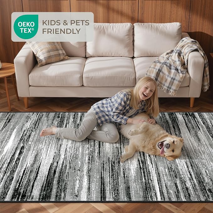 2x6 Runner Rug Non Slip, Washable Hallway Runner Rug, Nursery Room, Soft Runner - Image 9