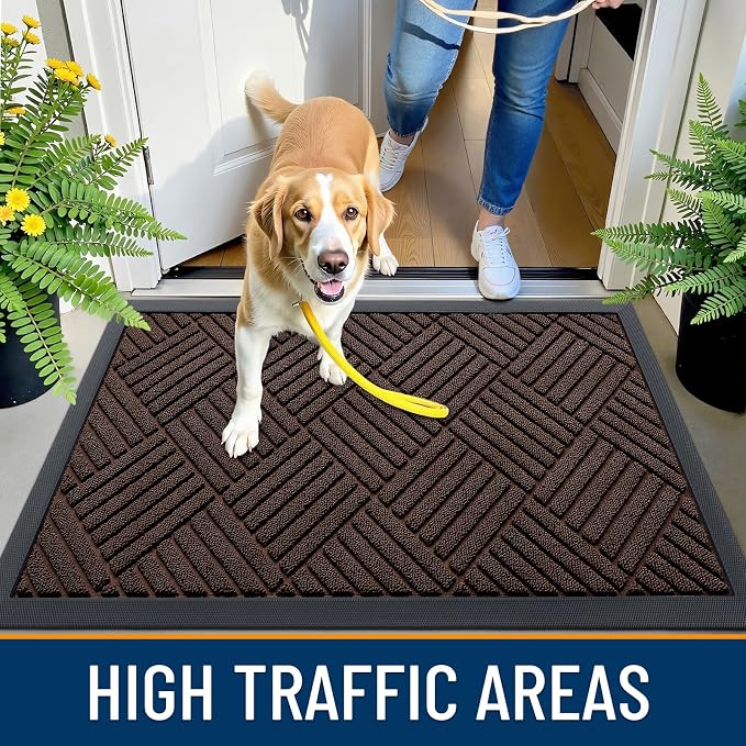 OLANLY Front Door Mat Outside Entrance 71x23, Waterproof Heavy-Duty Doormat | - Image 6