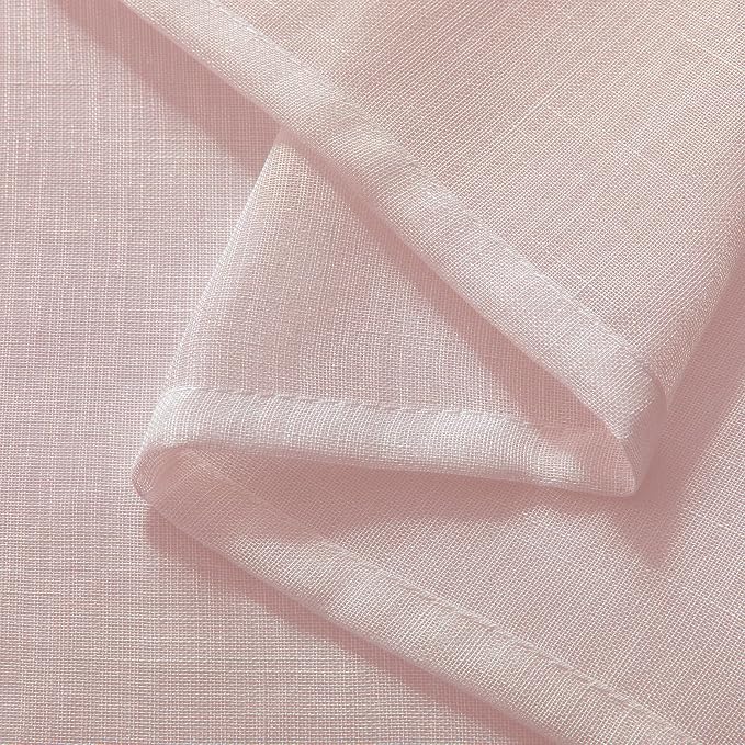 Joydeco Sheer Curtains 72 Inches Long, Window Curtains Privacy Assured - Image 7
