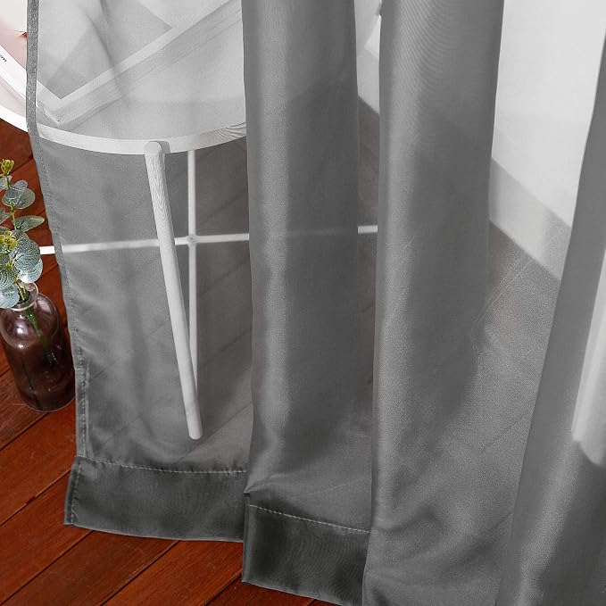 NICETOWN Sheer Curtains 108" Extra Long - Image 7