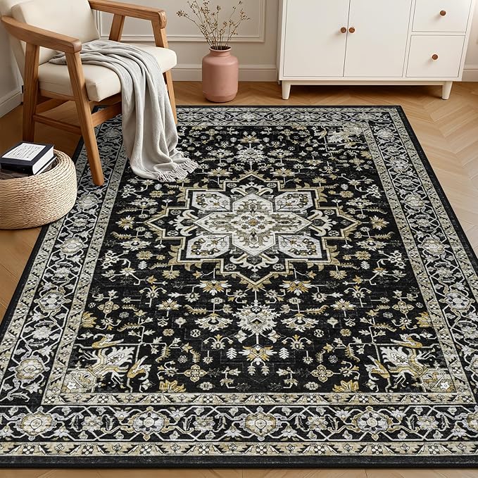 4x6 Area Rugs Living Room: Washable Rug - Image 2
