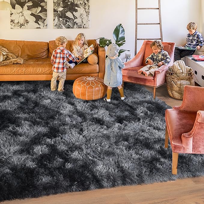 8x10 Area Rugs for Living Room, Ultra Soft Large Shag Bedroom Rug Upgrade - Image 6