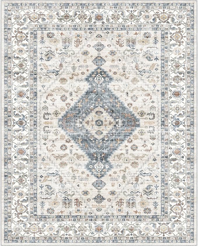 Washable Vintage Area Rug 8x10 - Image 3