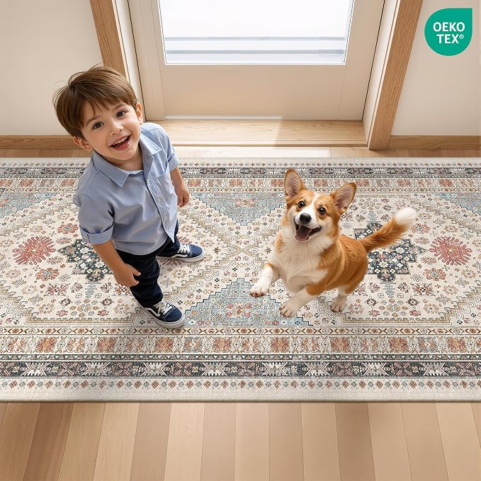 2x3 Entryway Rug Washable Rug Runner - Image 7