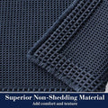 RESARE Waffle Bathroom Runner Rugs, Super Absorbent Bath Mat Non Slip Washable - Image 2