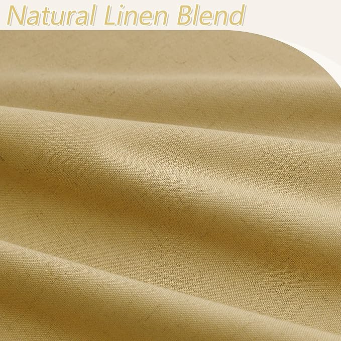 100% Blackout Curtains 90 Inch Length 2 Panels Set - Image 3