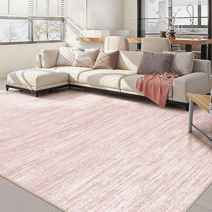 Nakagishi 9x12 Area Rugs Living Room: Washable Large Vintage Rug Neutral by NakagishiAreaRug