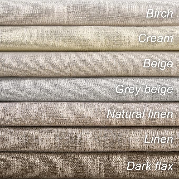 Topfinel Boho Farmhouse Black Out Linen Curtains 84 Inch Length 2 Panels Set - Image 7