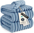 Bedsure GentleSoft Blue Full Blanket by BEDSURE