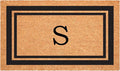 Calloway Mills 152962436S Black Border 24" x 36" Monogram Doormat by Callowaymills