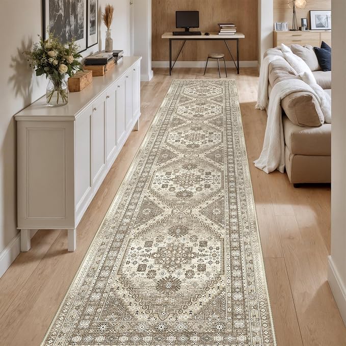 Washable Runner Rug 2.5x16, Non-Slip Long Kitchen Rugs, Soft Hallway Runner - Image 3