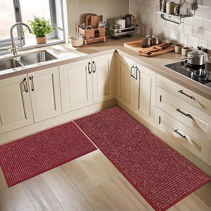 BEQHAUSE Kitchen Rugs 20"x32", Non-Slip Kitchen Mats - Image 8