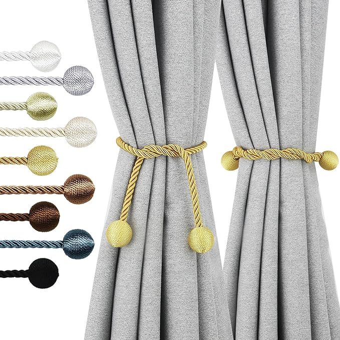 Curtain Tiebacks Outdoor Elegant Decorative Tie Backs Modern Rope Tiebacks by CurtianTiebacks