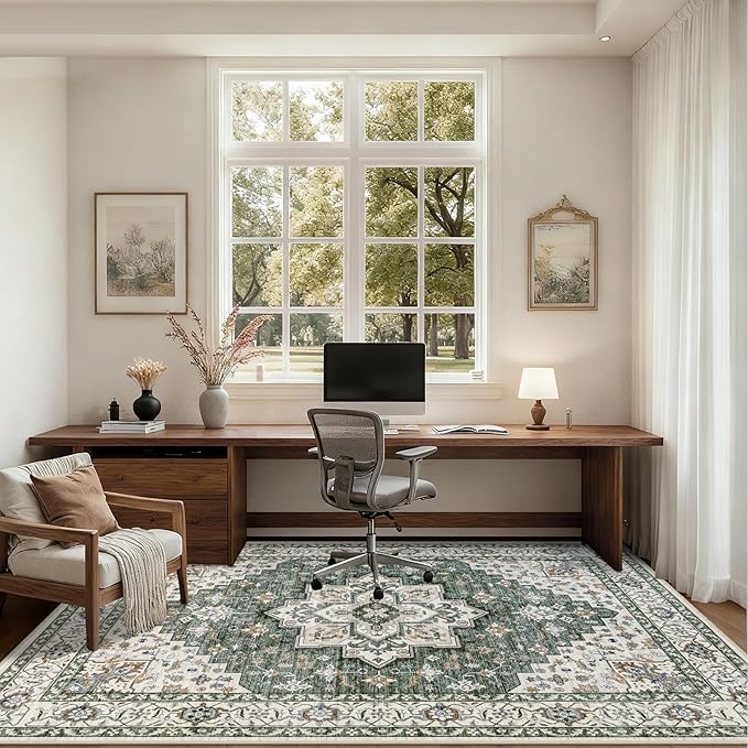 4x6 Area Rugs Living Room: Washable Rug - Image 5