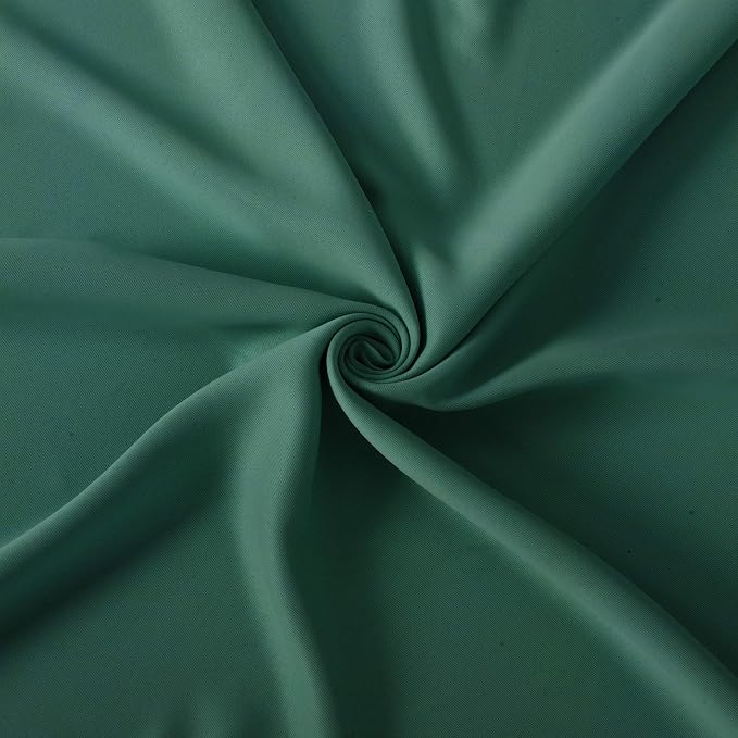 Green Blackout Curtains 34 x 54 Inch Length/Set of 2 Curtain Panels/Thermal - Image 5