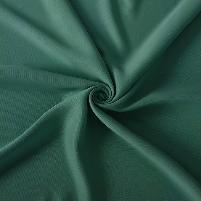 LEMOMO Green Blackout Curtains 34 x 54 Inch Length/Set of 2 Curtain - Image 5