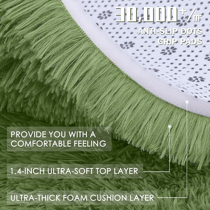 OLANLY 2x4 Machine Washable Runner Rugs - Image 6