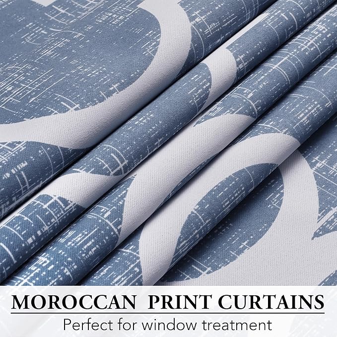 Beauoop 100% Blackout Curtains 54 Inches Long 2 Panels - Image 4