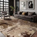 6x9 Area Rugs - Modern Abstract Washable Rug, Ultra Soft Non Slip Low Pile by Yarooge