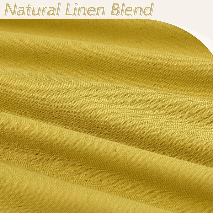 100% Blackout Curtains 120 Inch Length 2 Panels Set - Image 3