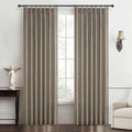 Pinch Pleated Natural Linen Sheer Curtains 84 Inches Long by PleatedDrapes