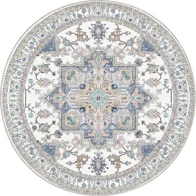 OPPODREAM Soft Round Rug 5ft, Washable Circle Rug 5ft - Image 9