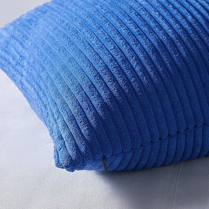 Topfinel Blue Decorative Throw Pillow Covers 16x16 Inch Set of 4, Soft Accent - Image 2