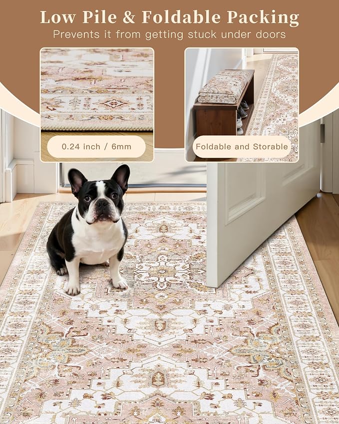Madane Washable Runner Rug - Image 6
