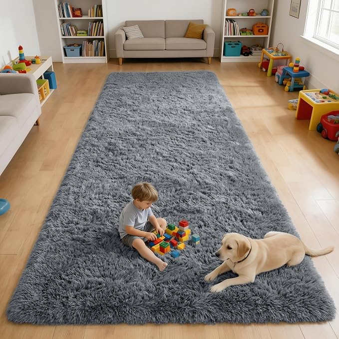 OLANLY 5x11 Machine Washable Large Area Rugs by OLANLY