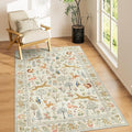 DUKINO 3x5 Rug, Washable Animal Area Rug by DUKINO