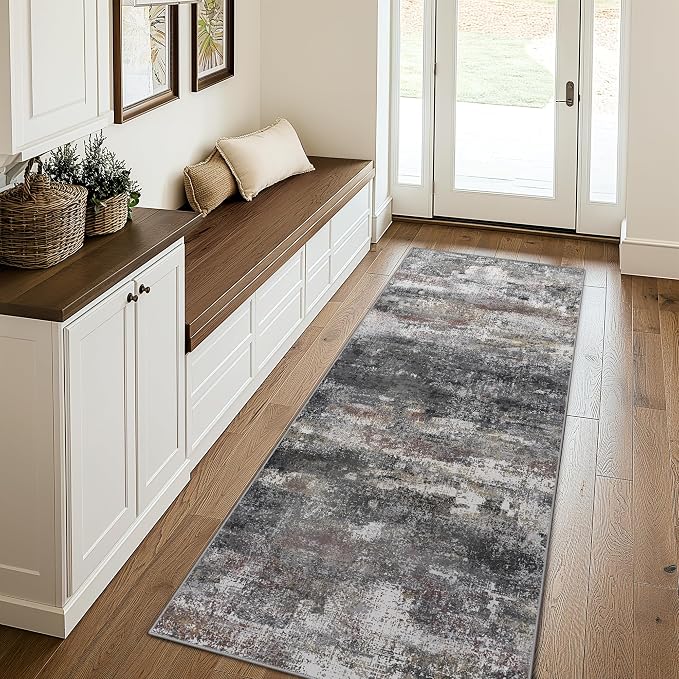 Runner Rug for Hallway Kitchen, 2x5 Machine Washable Runners Rug for Entryway by BEIMO