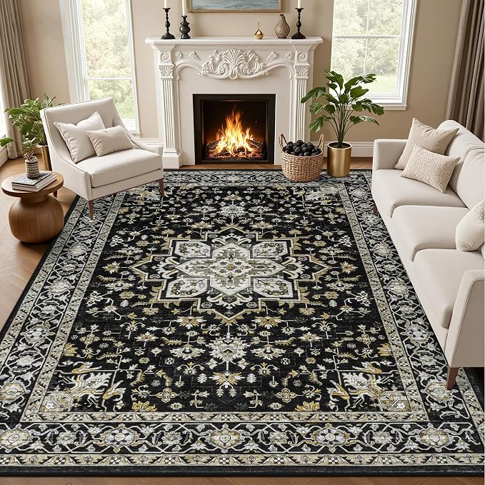 9x12 Area Rugs Living Room: Washable Rug by EXPEDIX