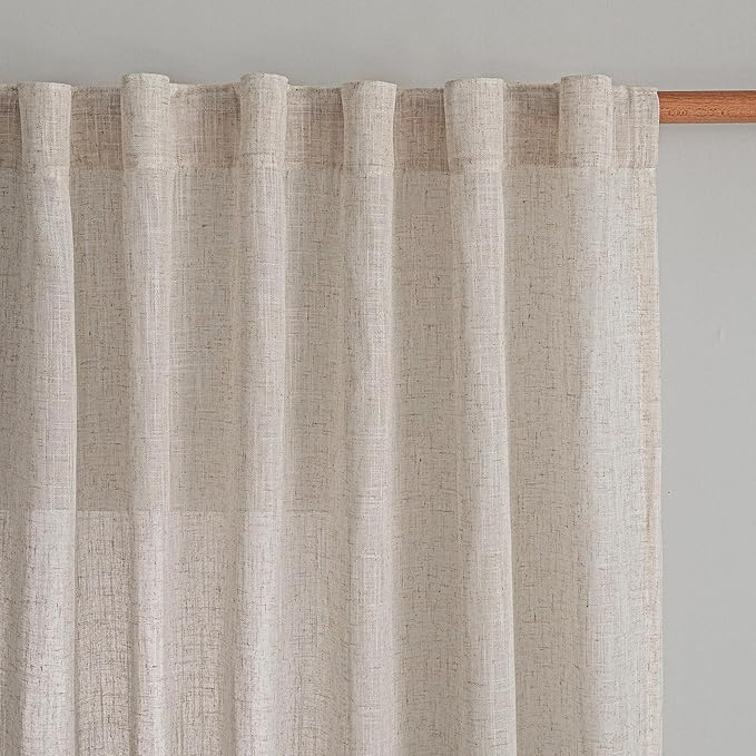 MYSKY HOME Natural Linen Curtains - Image 8