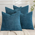 Set of 4 Soft Textured Decorative Throw Pillow Covers 20x20 Inch Cozy Farmhouse by Cozoomy
