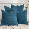 Set of 4 Soft Textured Decorative Throw Pillow Covers 22x22 Inch Cozy Farmhouse by Cozoomy