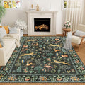 DUKINO 8x10 Area Rugs, Washable Soft Animal Bedroom Rug Non Slip, Low Pile by DUKINO