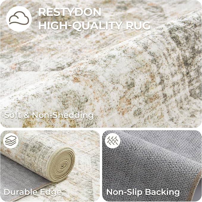 2x5 Rug Runner Washable for Entryway, Soft Bathroom Rugs - Image 7
