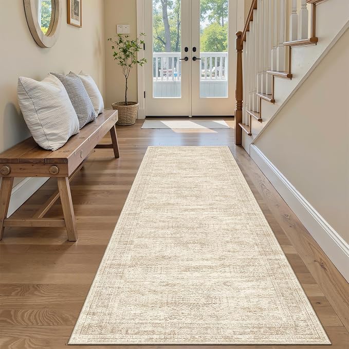 Soalmost Runner Rug 2'x6' Washable Non-Slip Runner Rugs by Soalmost