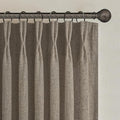 Pinch Pleated Farmhouse Burlap 90 Inch Curtains by PleatedDrapes