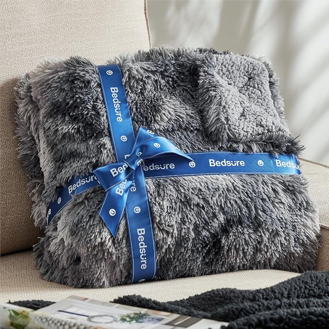 Bedsure GentleSoft Fluffy King Size Blanket - Image 5